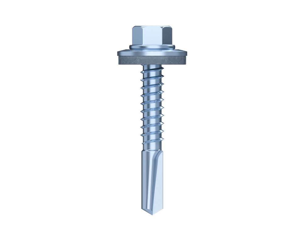 BiGHTY-Bohrschraube Sechskant; Edelstahl gehärtet; SW8; Bohrleistung: 12 mm