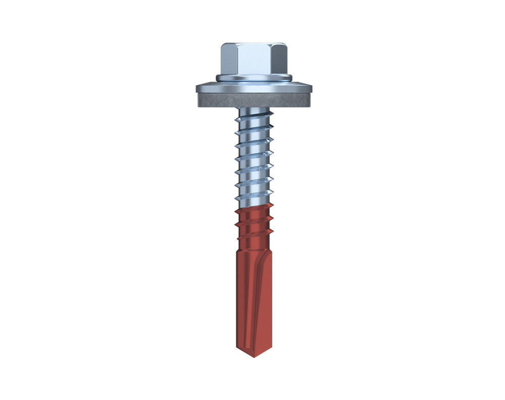 BiGHTY-Bohrschraube Sechskant;  Bi-Metall; SW8; Bohrleistung: 12 mm